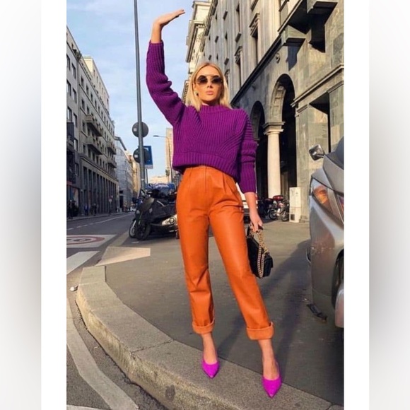 Asos Orange Smart office Pants - Picture 8 of 17